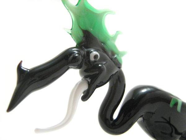 Baroque Bird, glass bird by Wesley Fleming