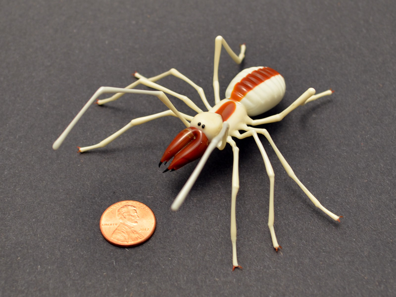 Camel Spider, glass wasp by Wesley Fleming