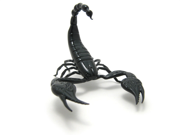 Emperor Scorpion, glass emperor scorpion by Wesley Fleming