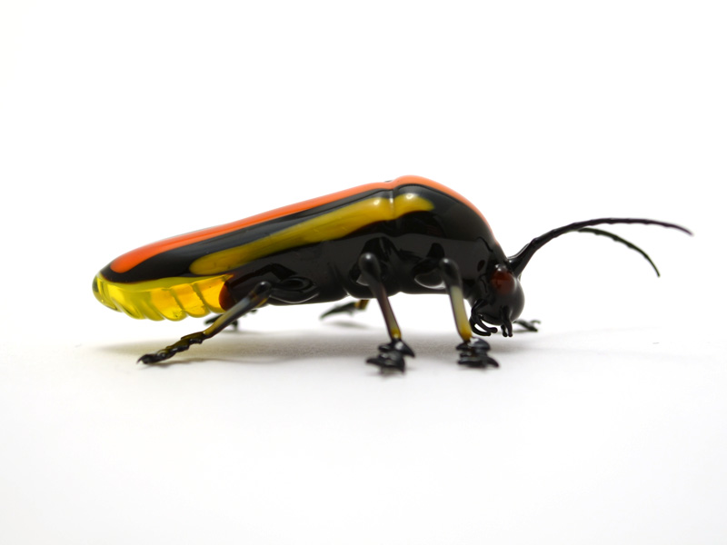 Lightning Bug, glass lightning bug by Wesley Fleming