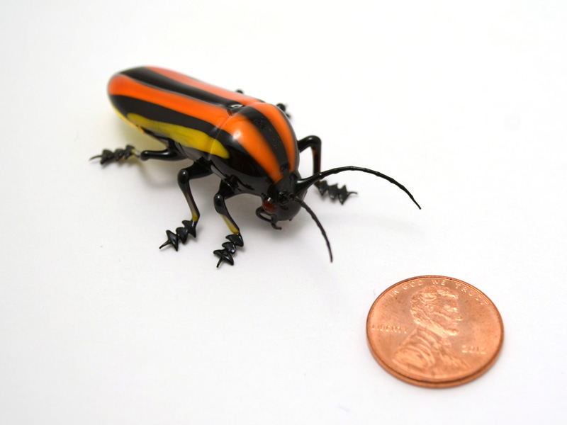 Lightning Bug, glass firefly by Wesley Fleming