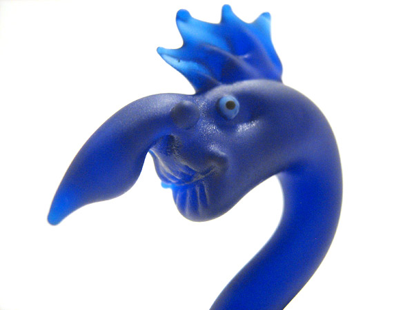 Gothic Goose, glass bird by Wesley Fleming