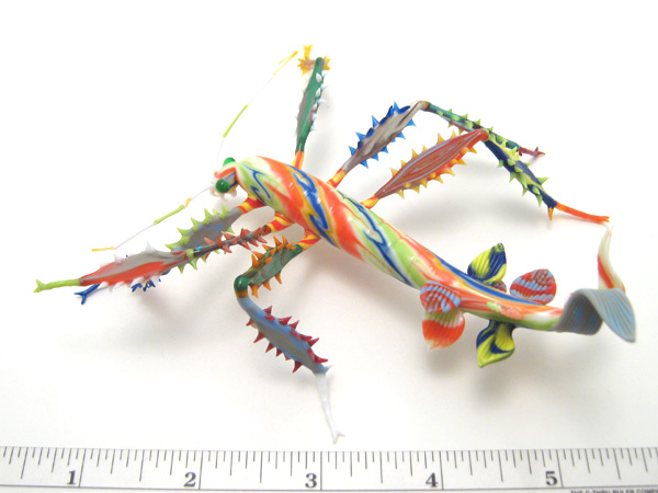Harlequin Stick Bug, glass bug by Wesley Fleming