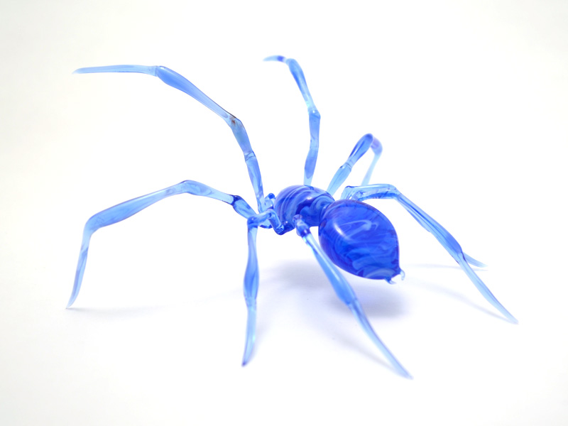 Ice Spider, glass ice spider by Wesley Fleming