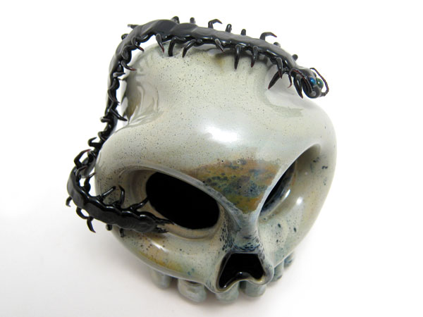 Collaboration with Morris Shull, glass bug by Wesley Fleming