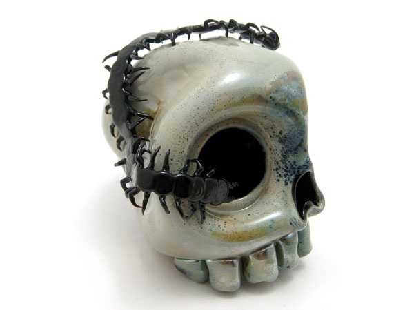 Collaboration with Morris Shull, glass sculpture by Wesley Fleming