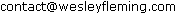 contact at wesleyfleming dot com